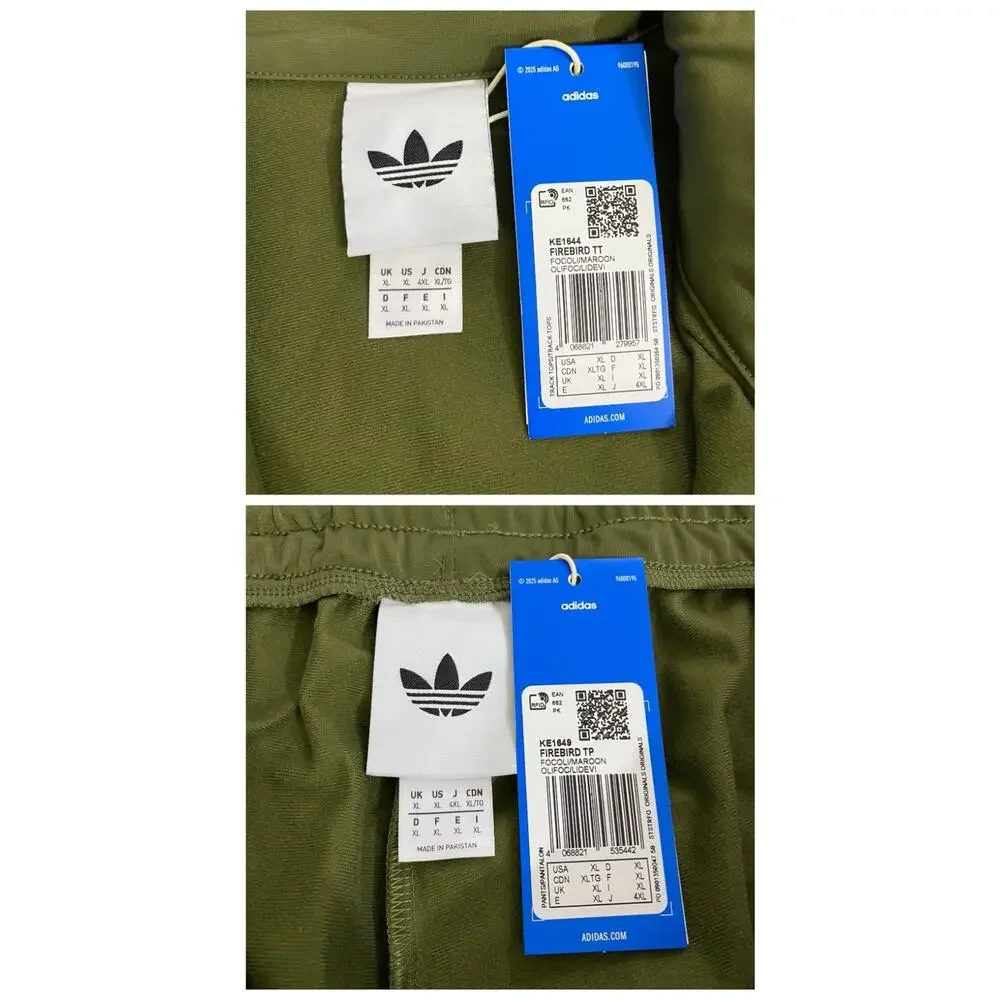 Adidas Originals Classics Firebird Tracksuit Focus Olive Maroon Size XL